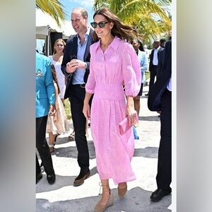 RIXO Izzy Shirt Dress ASO Kate Middleton